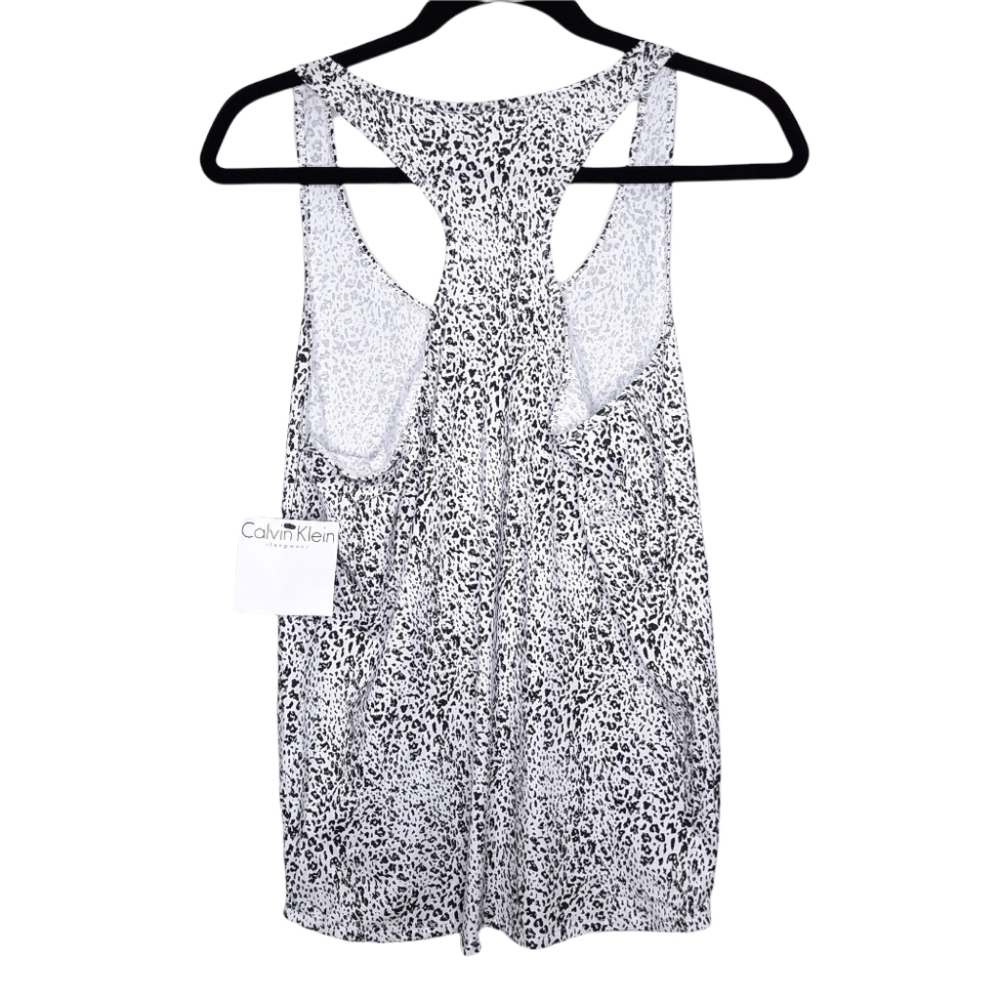 Calvin Klein Racerback Leopard Print Sleep Tank Small New with Tags - Picture 4 of 4